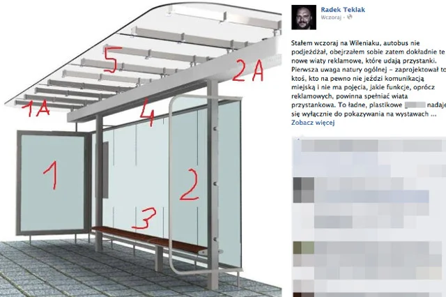 Warszawskie przystanki autobusowe doczekały się obszernej krytyki