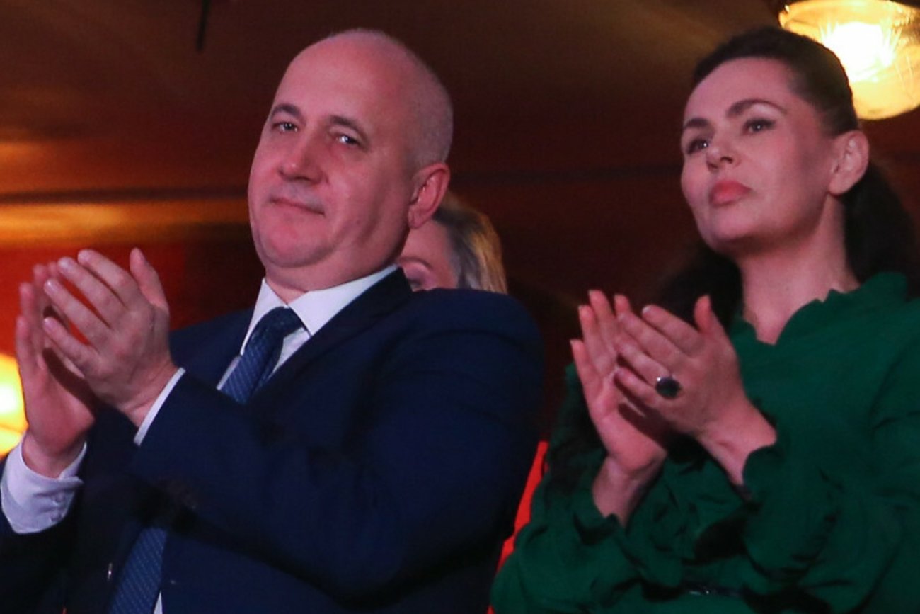 Joachim Brudziński i jego żona Arletta Brudzińska.