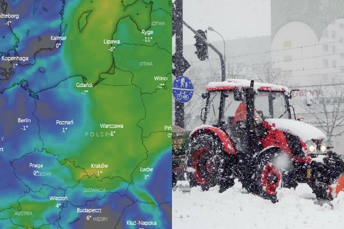 Takich opadów śniegu, jakie pojawią się w weekend, dawno nie widziano.