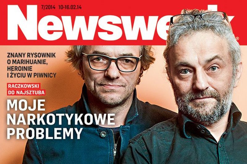 Marek Raczkowski w wywiadzie dla "Newsweeka" skarży się na antynarkotykowe prawo, które dotyka bezdomnych narkomanów, a nie handlarzy