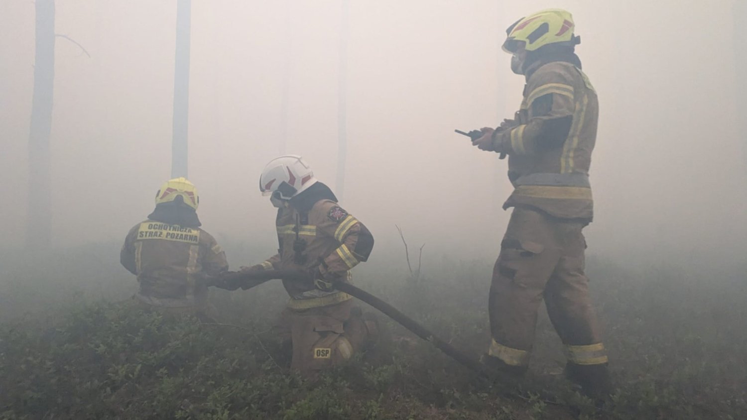 Pożar na Mazowszu tak ogromny, że widać go z kosmosu. Chmura dymu ma ponad 100 km