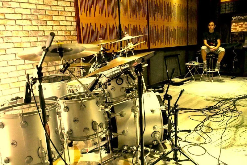 "I love my drums".