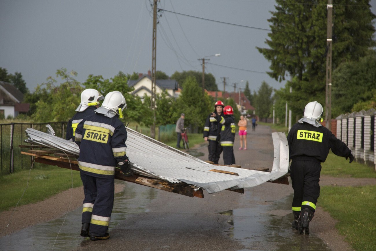 Zdjęcie poglądowe z nawałnic, które przeszły nad Polską w 2017 roku.