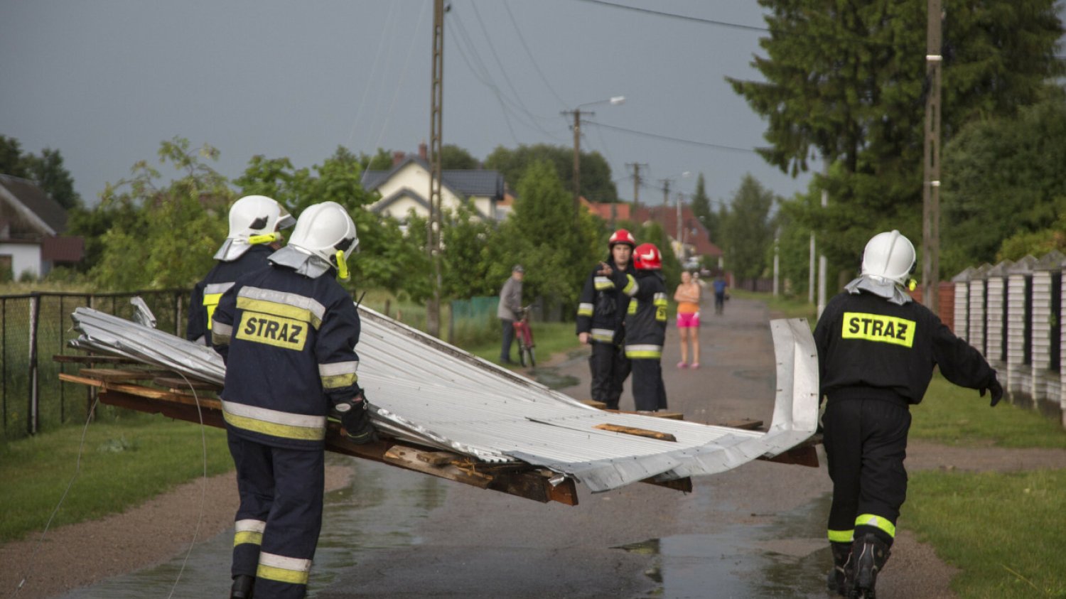 Zdjęcie poglądowe z nawałnic, które przeszły nad Polską w 2017 roku.