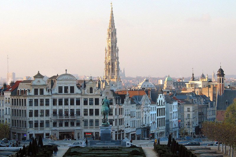 Panorama Brukseli.