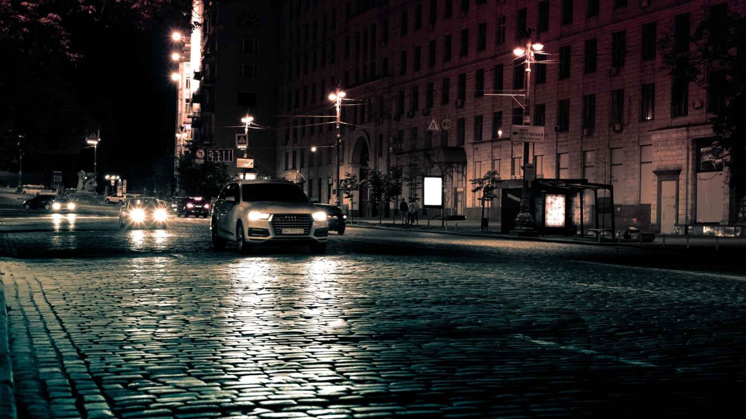 Kijów nocą