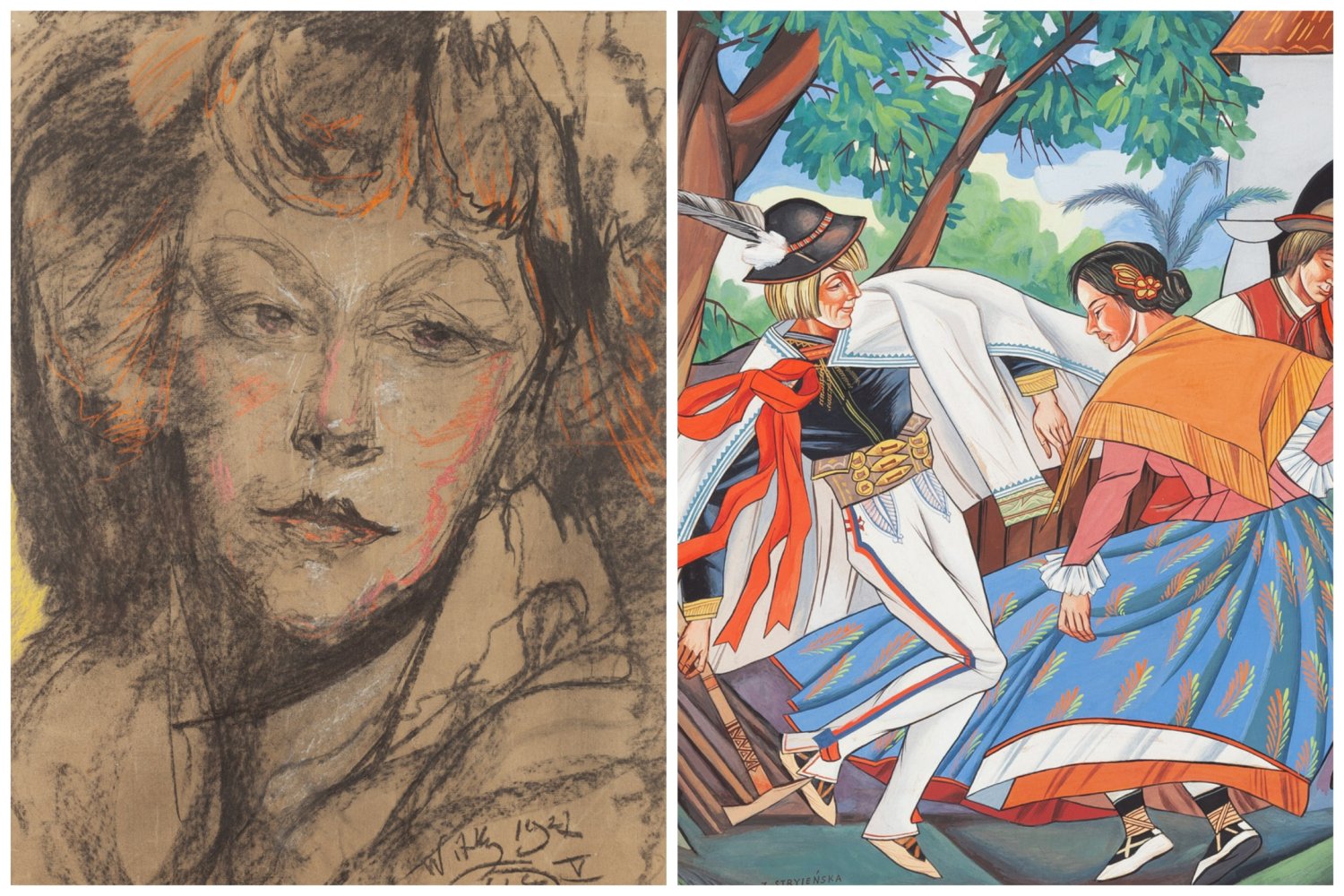 Prace do obejrzenia na wystawie "Zakopane, Zakopane".