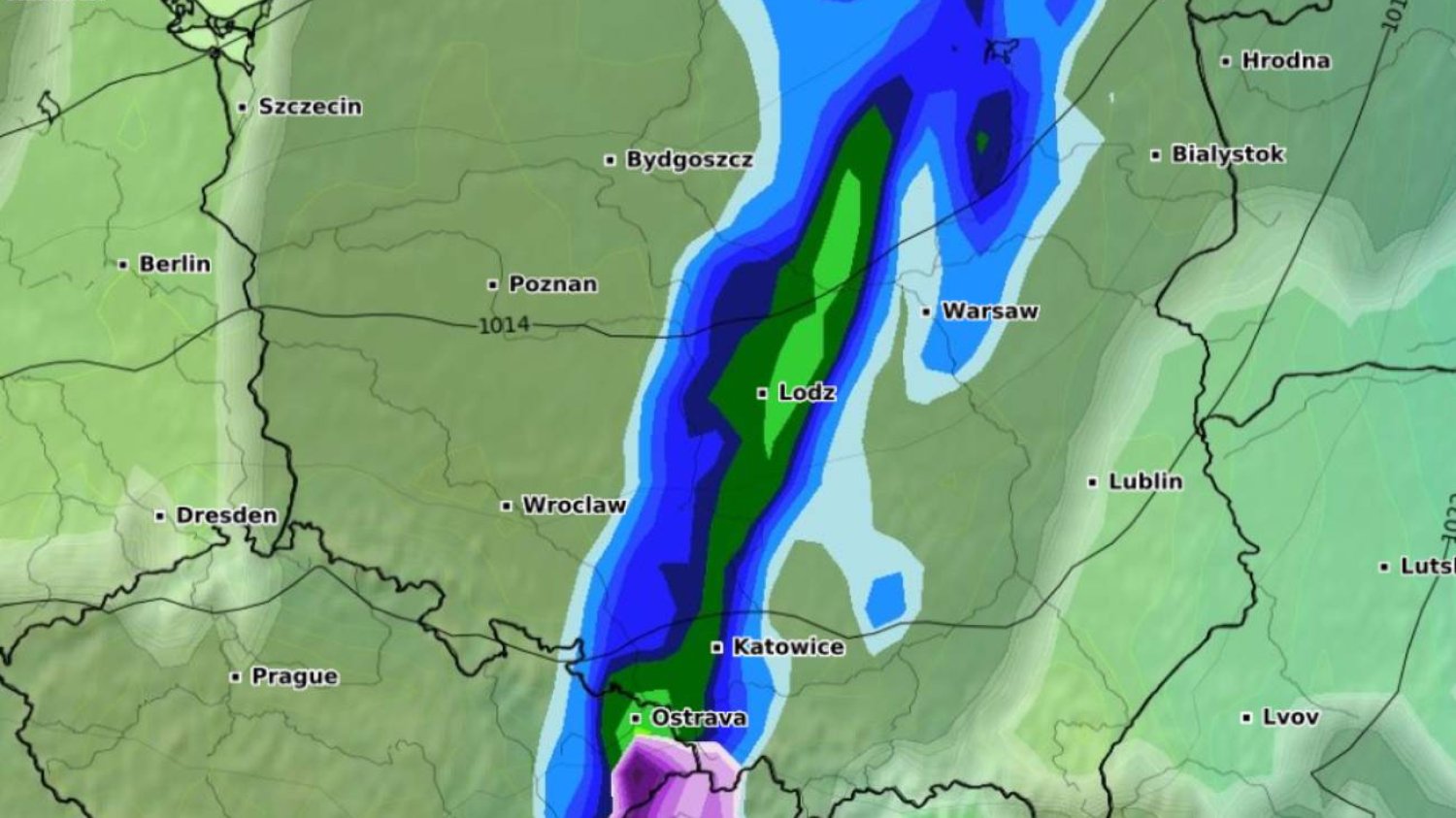 mapa pogody