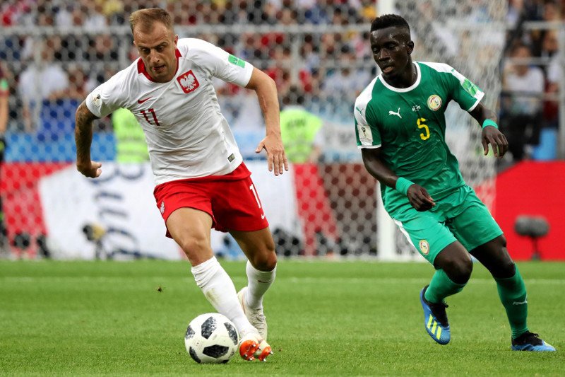 Kamil Grosicki zapowiedział, że z Kolumbią zagramy lepiej.