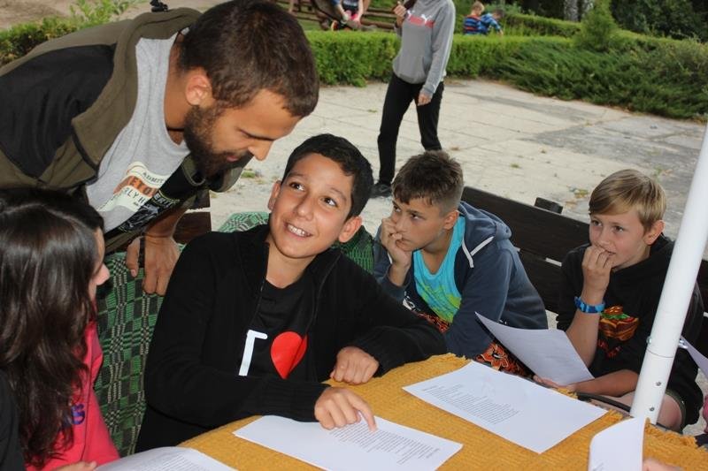 Lekcja gruzińskiego alfabetu.