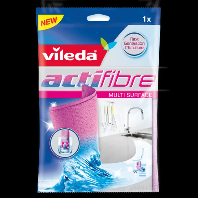 Można usunąć plamy z podłogi bez detergentów? Można - ściereczkami Vileda Actifibre