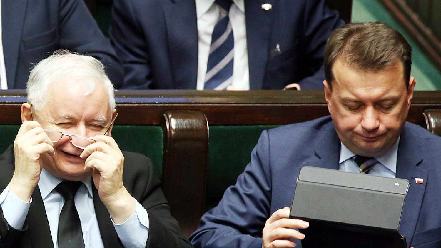 "Kot prezesa w akcji"...? Szef MSWiA Mariusz Błaszczak miał świetny humor po sejmowej dyskusji o śmierci 25-latka torturowanego na komisariacie przez policjantów.