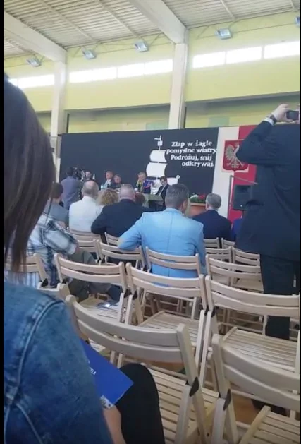 Kadr z nagrania.
