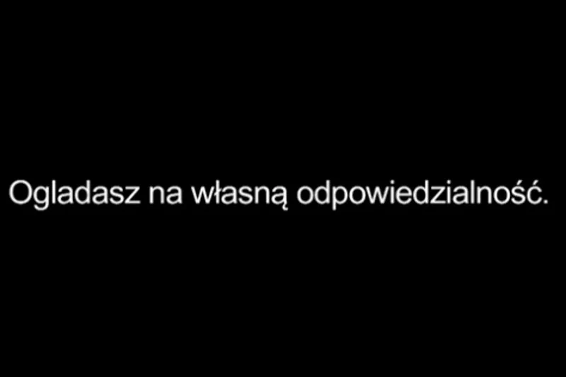 Takie ostrzeżenie pojawia się przed odcinkiem "Warsaw Shore".