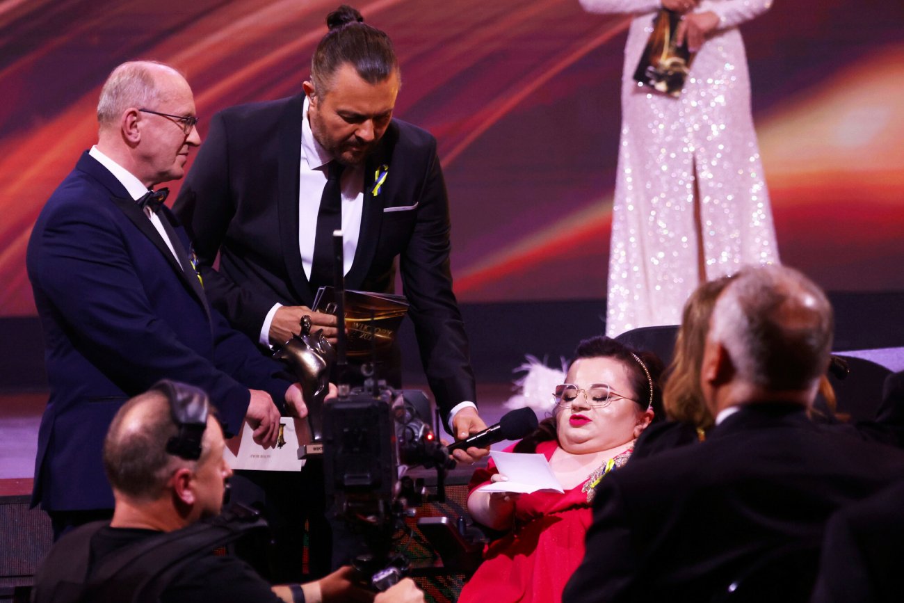 Bogumiła Siedlecka-Goślicka odebrała Wiktora za Marcina Dorocińskiego