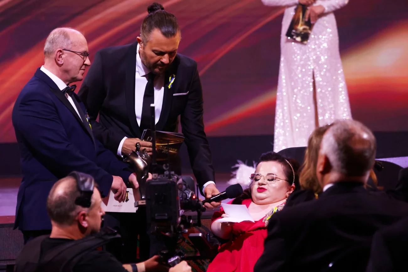 Bogumiła Siedlecka-Goślicka odebrała Wiktora za Marcina Dorocińskiego