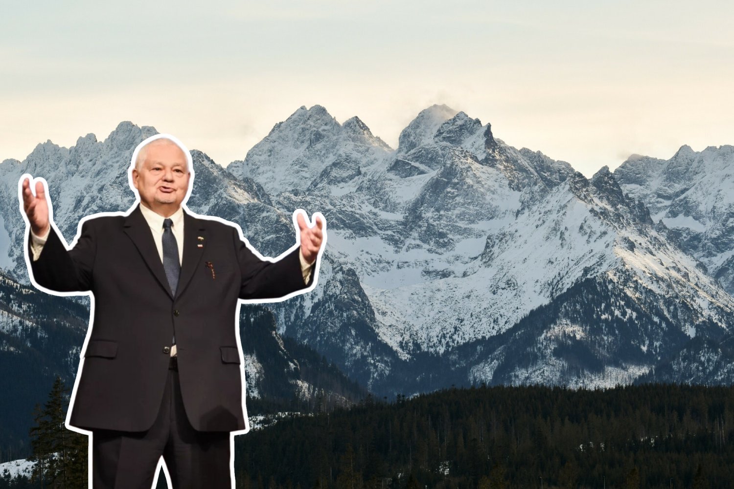 Prezes NBP Adam Glapiński na tle Rysów