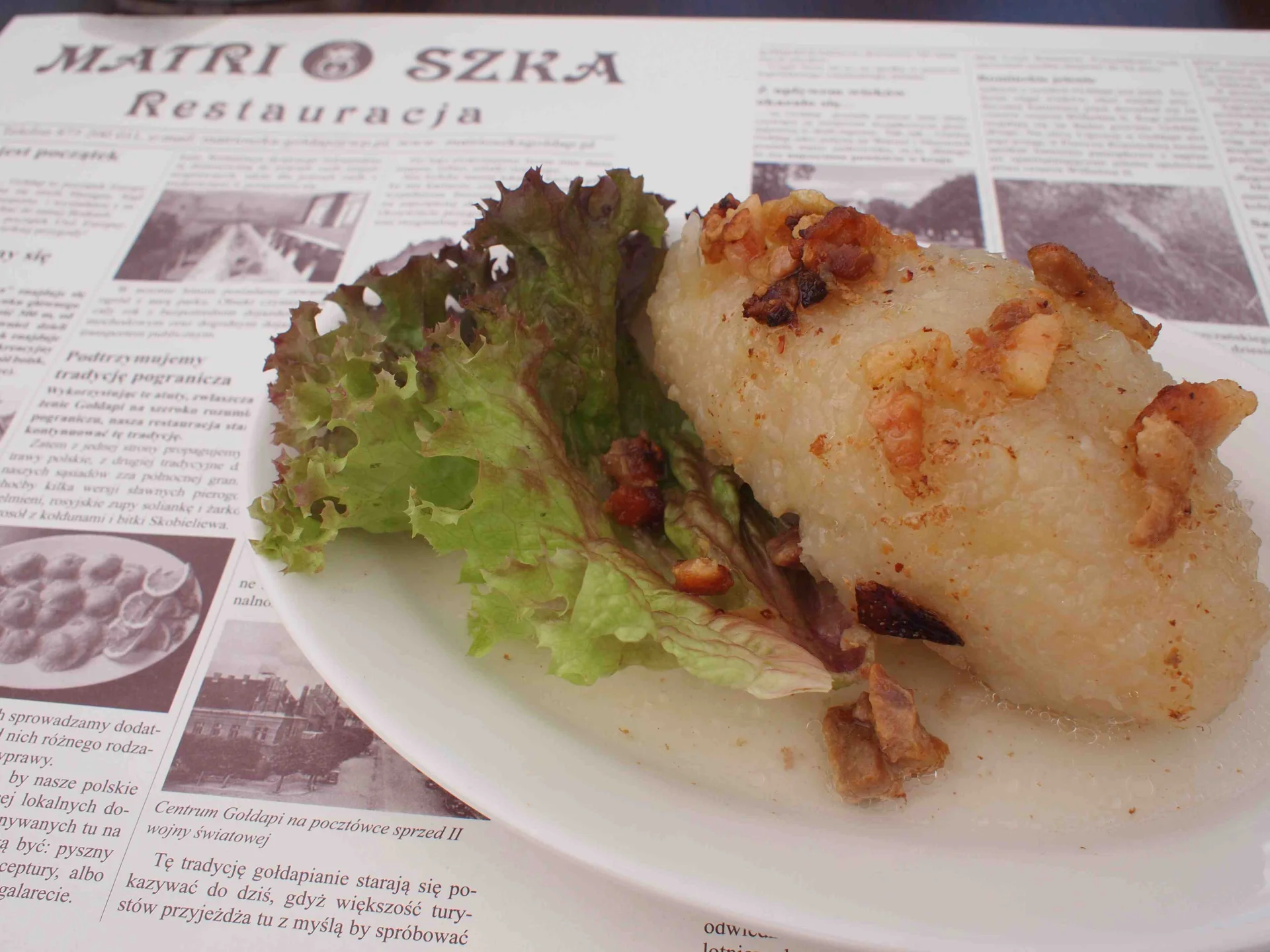 Kartacz – król gołdapskich stołów, w restauracji „Matrioszka”