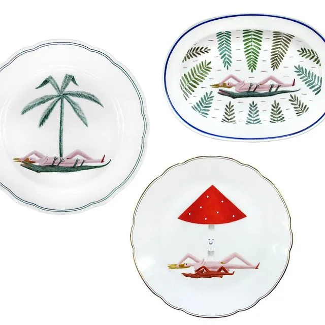 Projekty Joanny Fluder tworzącej wzory na ceramikę w ramach swojej marki JAD Dishes
