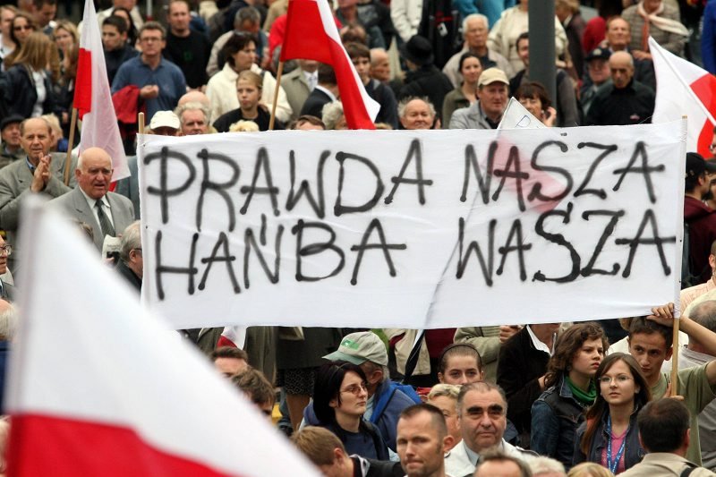 Manifestacja PiS w Warszawie