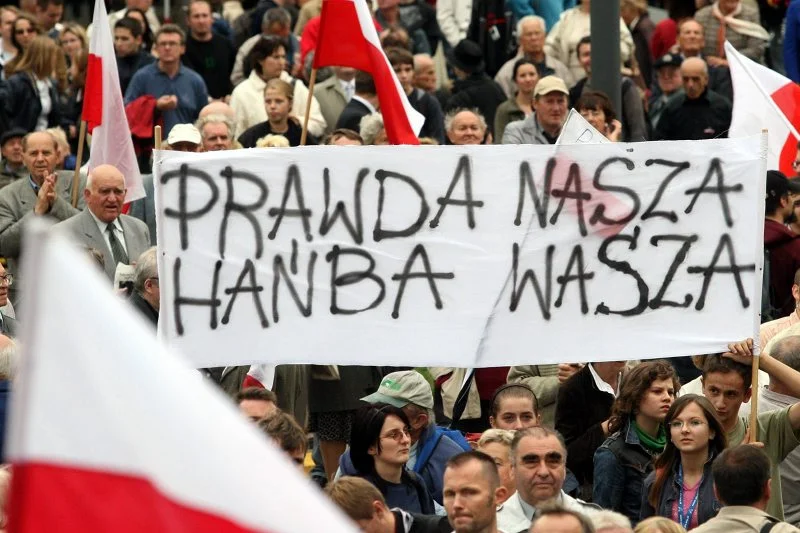 Manifestacja PiS w Warszawie
