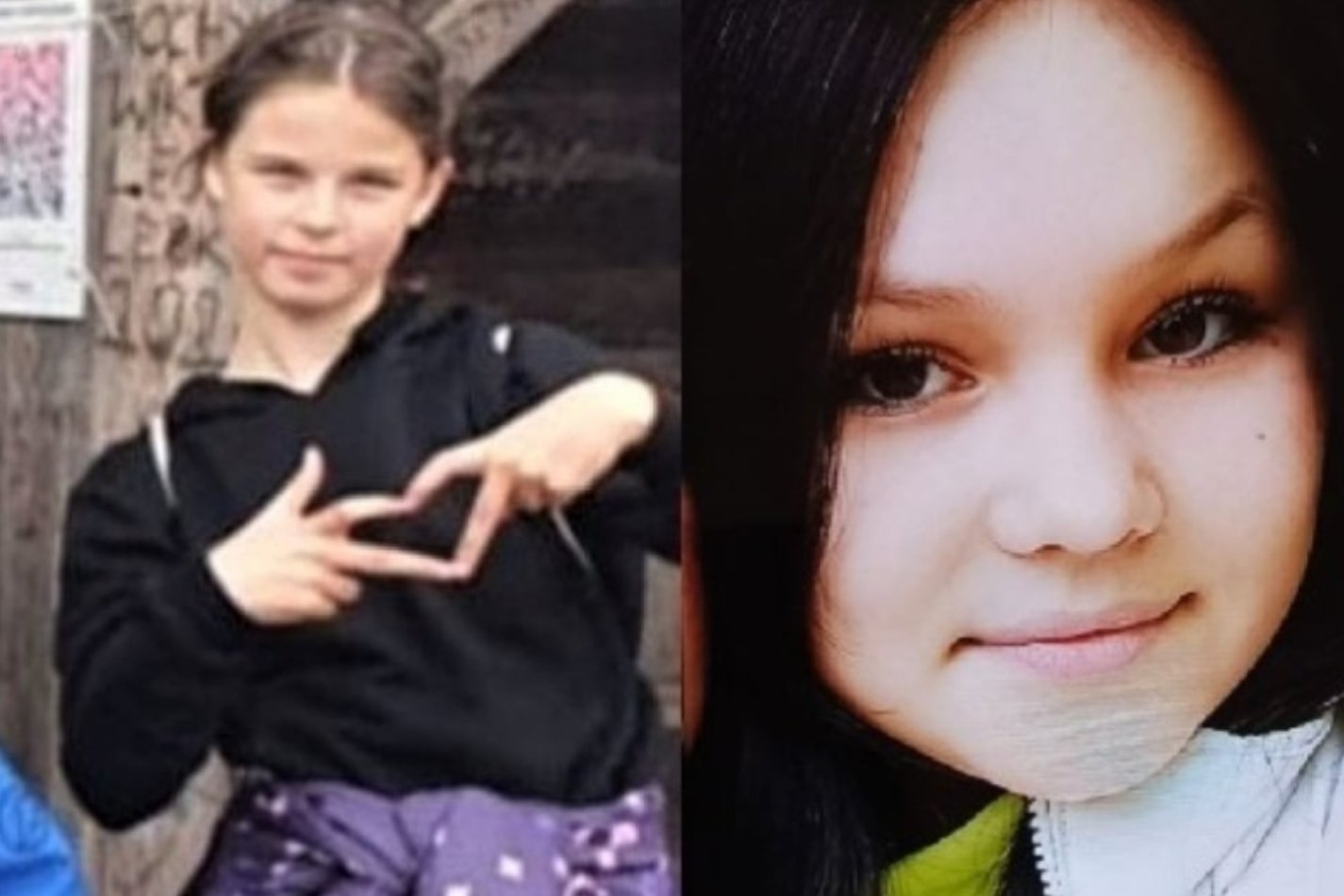 Dwie zaginione dziewczynki.