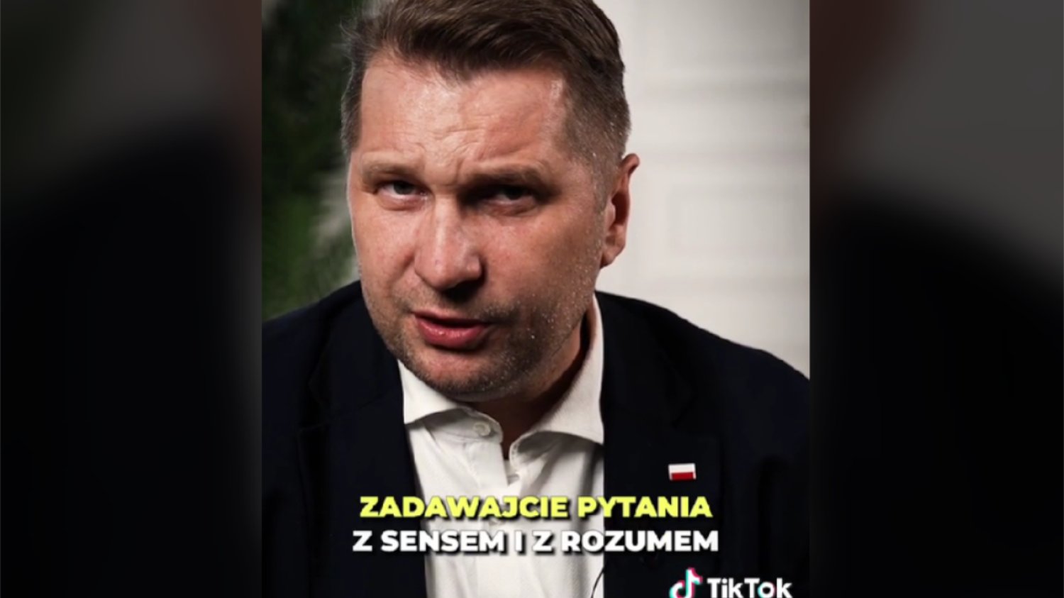 Przemysław Czarnek pojawił się na profilu Prawa i Sprawiedliwości na TikToku
