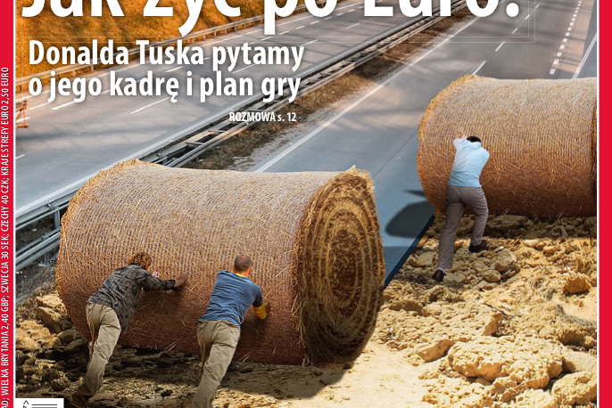 Fragment okładki najnowszej "Polityki"