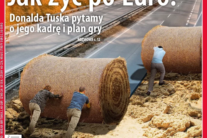 Fragment okładki najnowszej "Polityki"
