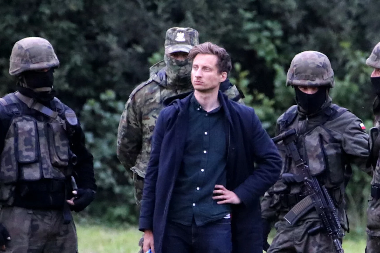 Franciszek Sterczewski po raz kolejny próbował dostarczyć migrantom jedzenie i leki.