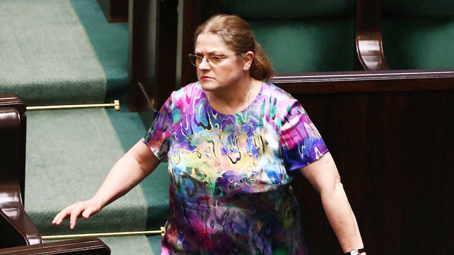 Krystyna Pawłowicz kolejny raz publicznie skaleczyła polszczyznę użyciem słowa "wziąść".