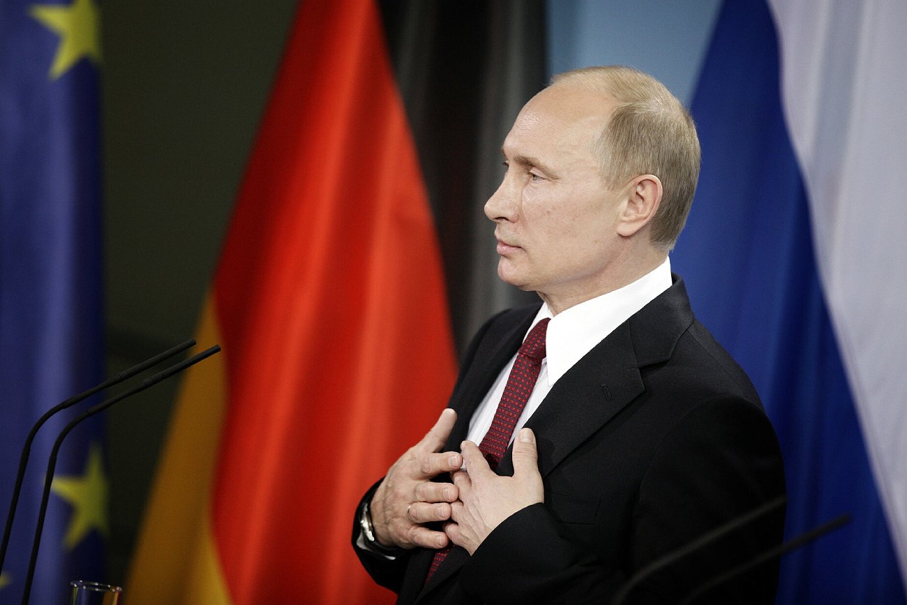 Władimir Putin w Niemczech.