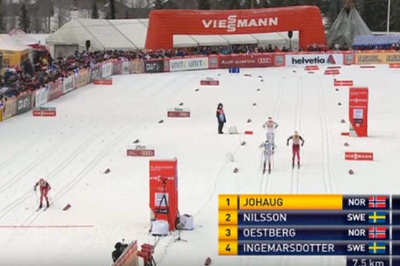 Wpadka norweskiej biegaczki. Myślała, że wbiega na metę... 2,5 km za wcześnie. Jej mina bezcenna