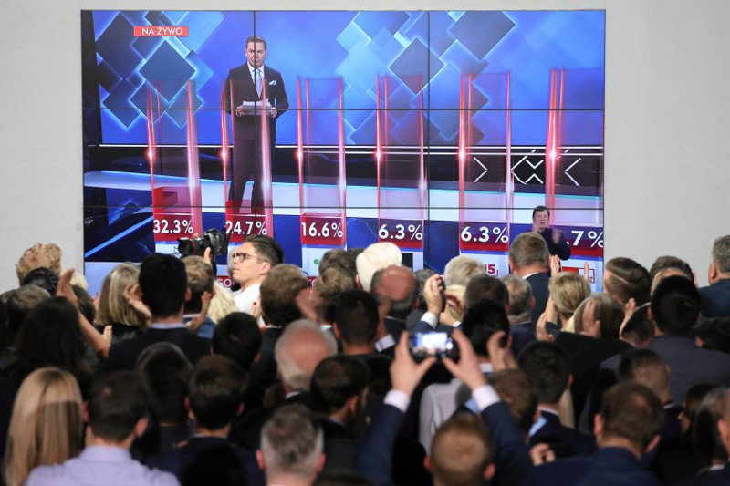 W TVP Info zgrabnie pominięto wyniki wyborcze w dużych miastach.