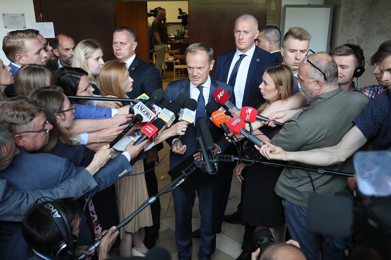 Donald Tusk skomentował giełdę nazwisk przed wyborami prezydenckimi.