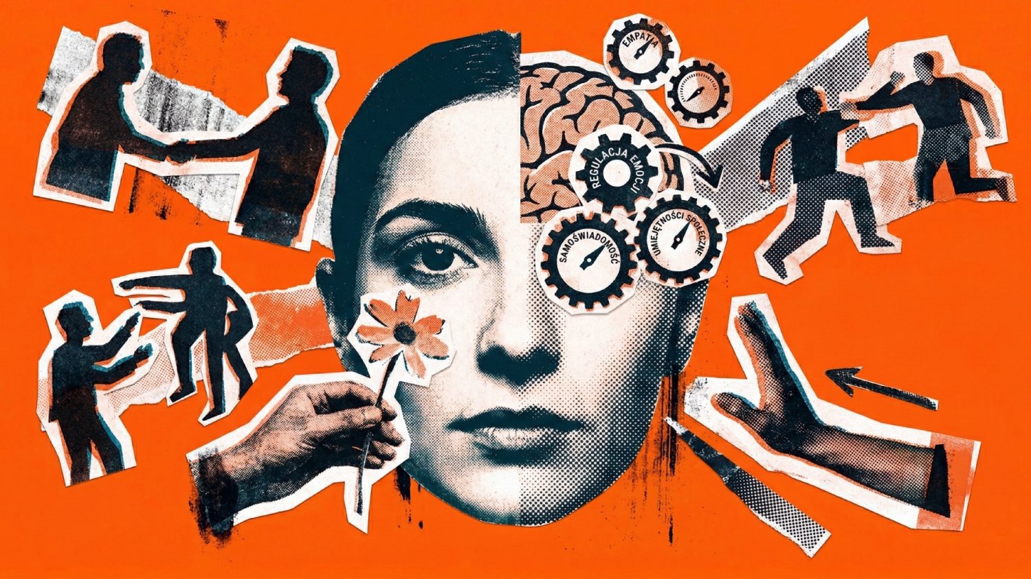 Co wyróżnia wysoką inteligencję emocjonalną? Te cechy to genialny atut w życiu Grafika przedstawiająca cechy osoby o wysokiej inteligencji emocjonalnej.