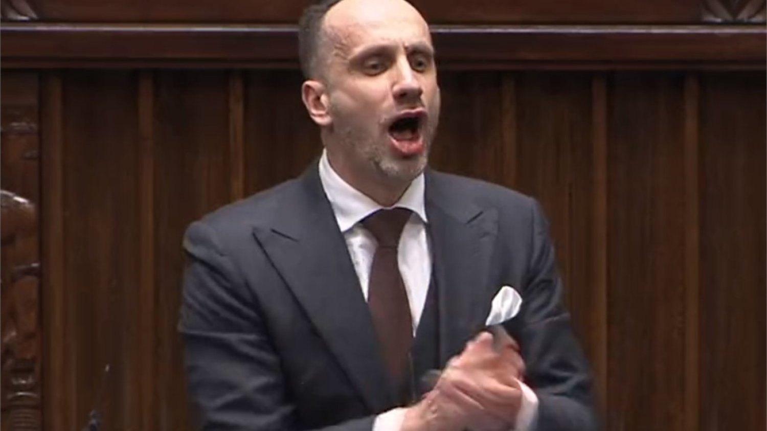Janusz Kowalski w Sejmie: "I co się Nitras śmiejesz!"