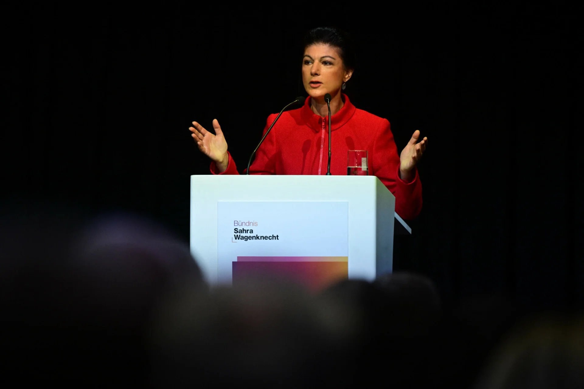 Sahra Wagenknecht to liderka formacji BSW, która w niemieckich sondażach notuje już 10-proc. poparcie. Sahra Wagenknecht, liderka formacji BSW