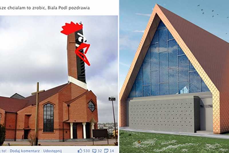 Projekt kościoła z Rokietnicy udowadnia, że nie wszystkie kościoły udają kury