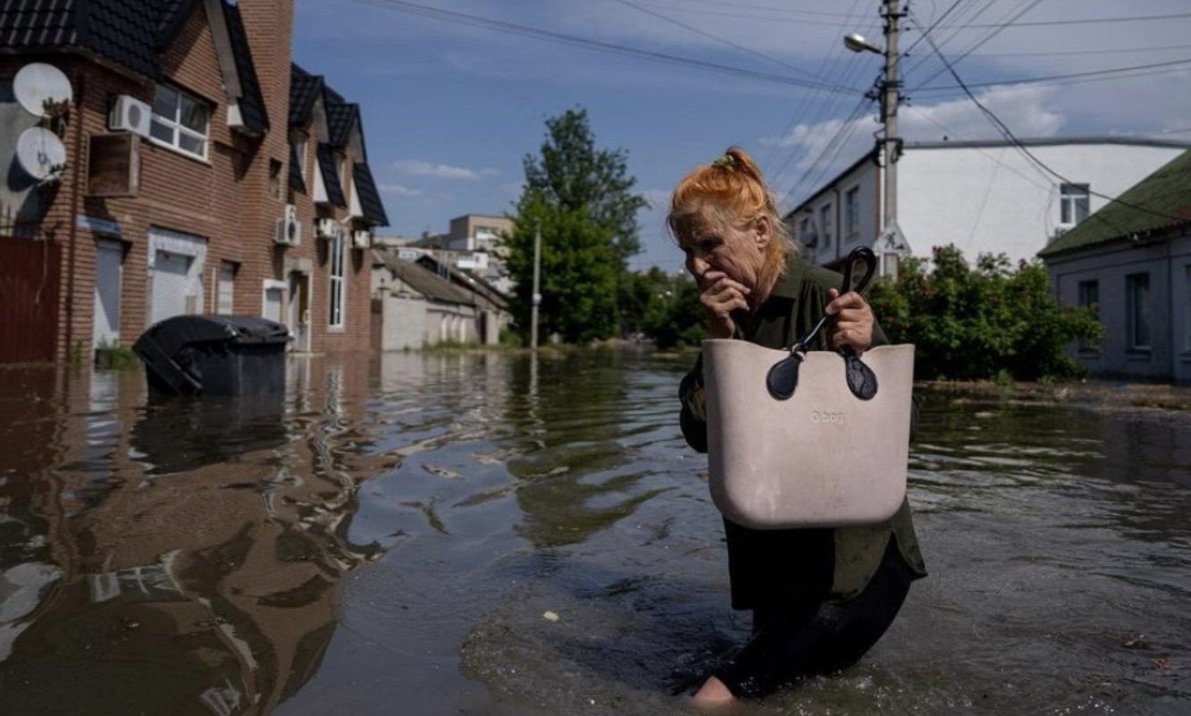 Uruchomiono zbiórkę dla zalanego wodą obwodu chersońskiego.
