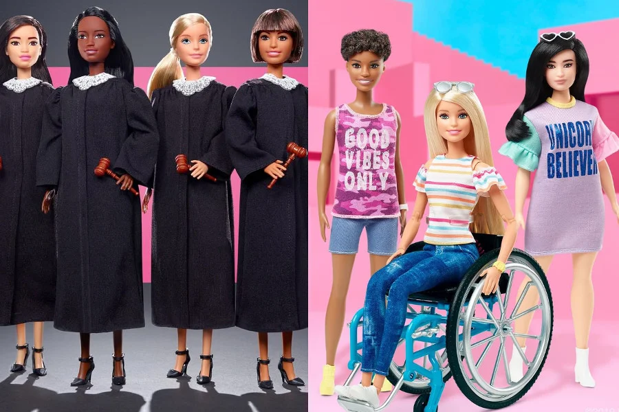Patrząc na dzisiejsze lalki Barbie, żałuję, że nie jestem już małą dziewczynką
