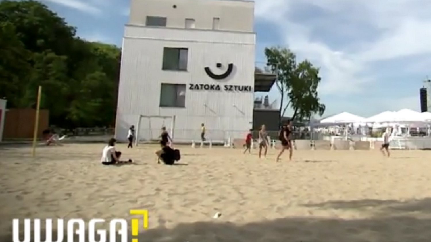 "Uwaga!" pokazała własny reportaż o Zatoce Sztuki.