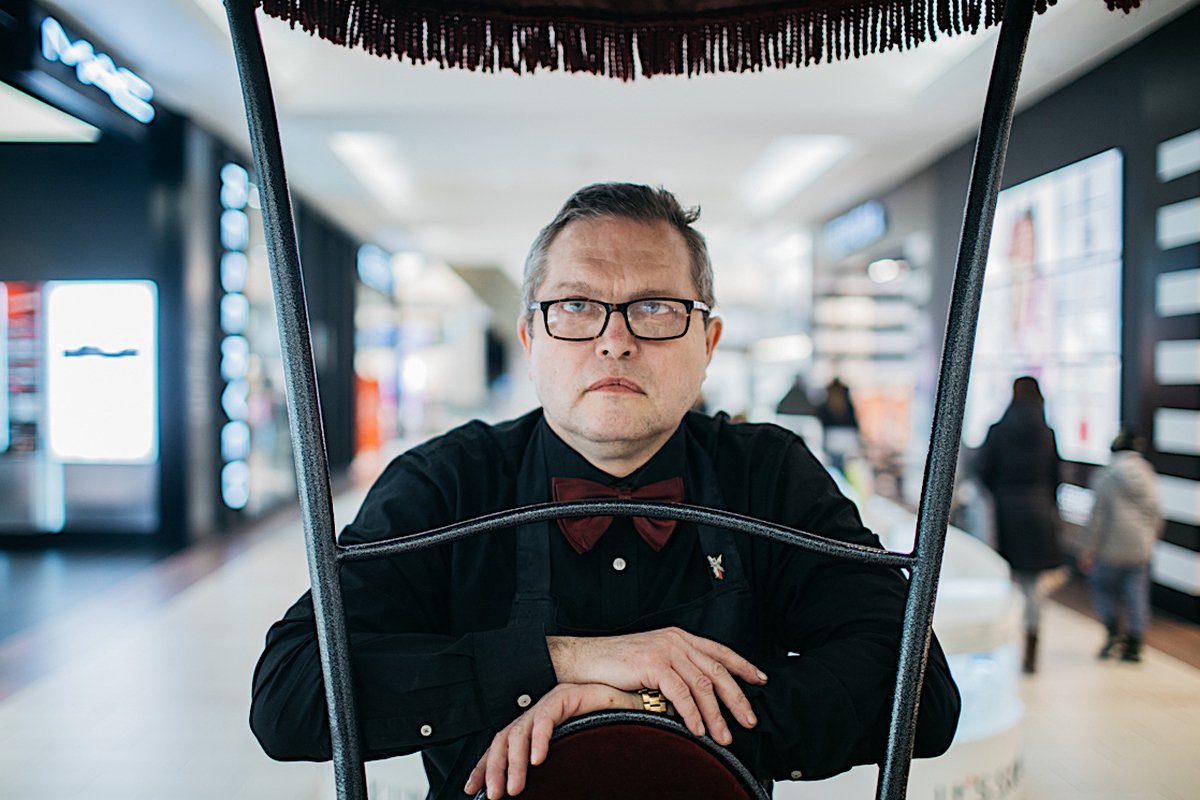 Michał Cieślak pracuje w zawodzie pucybuta 14 lat