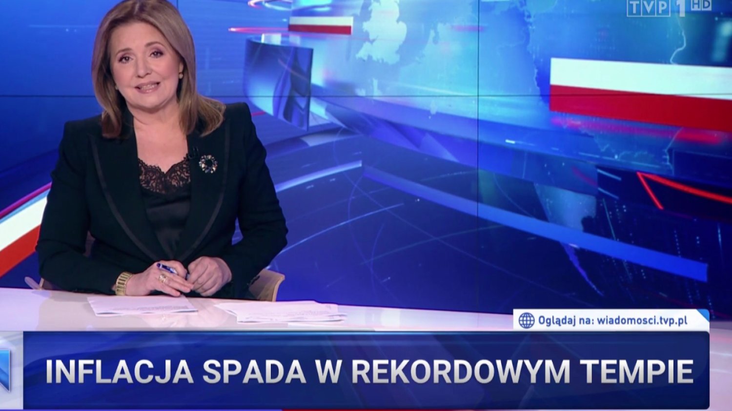 Tak "Wiadomości" TVP bronią Glapińskiego. Pokazali jego CV