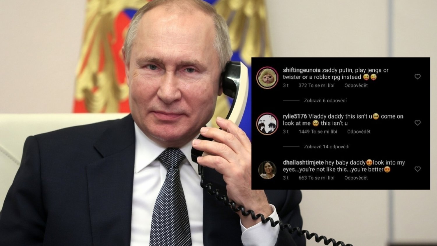 "Vladdy Daddy" - tak nazywa Władimira Putina pokolenie Z. Młodzi nie chcą III wojny światowej.