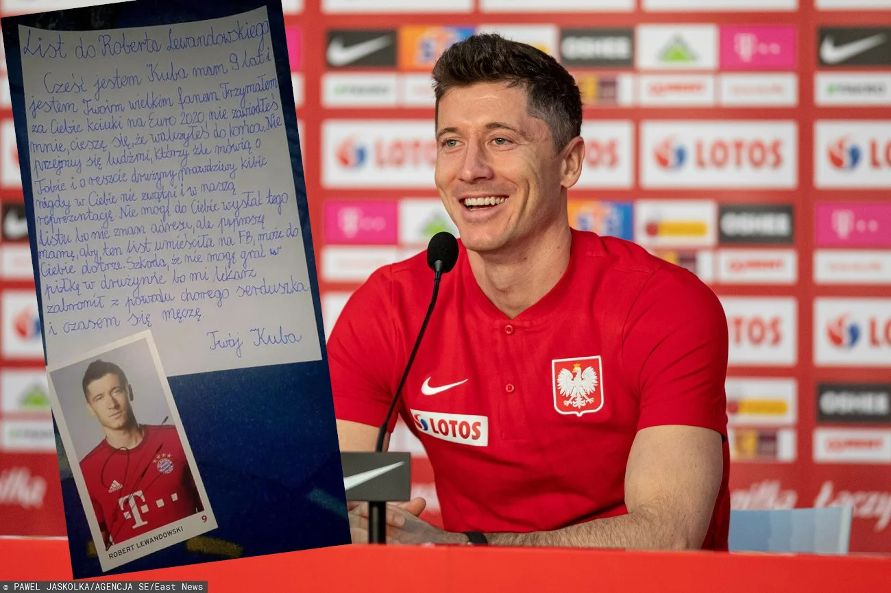 Robert Lewandowski odpowiedział na list 9-letniego Kuby.