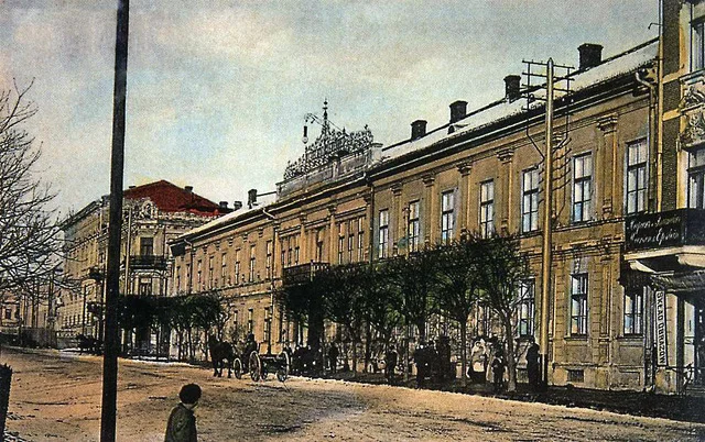 Hotel około 1920 roku.