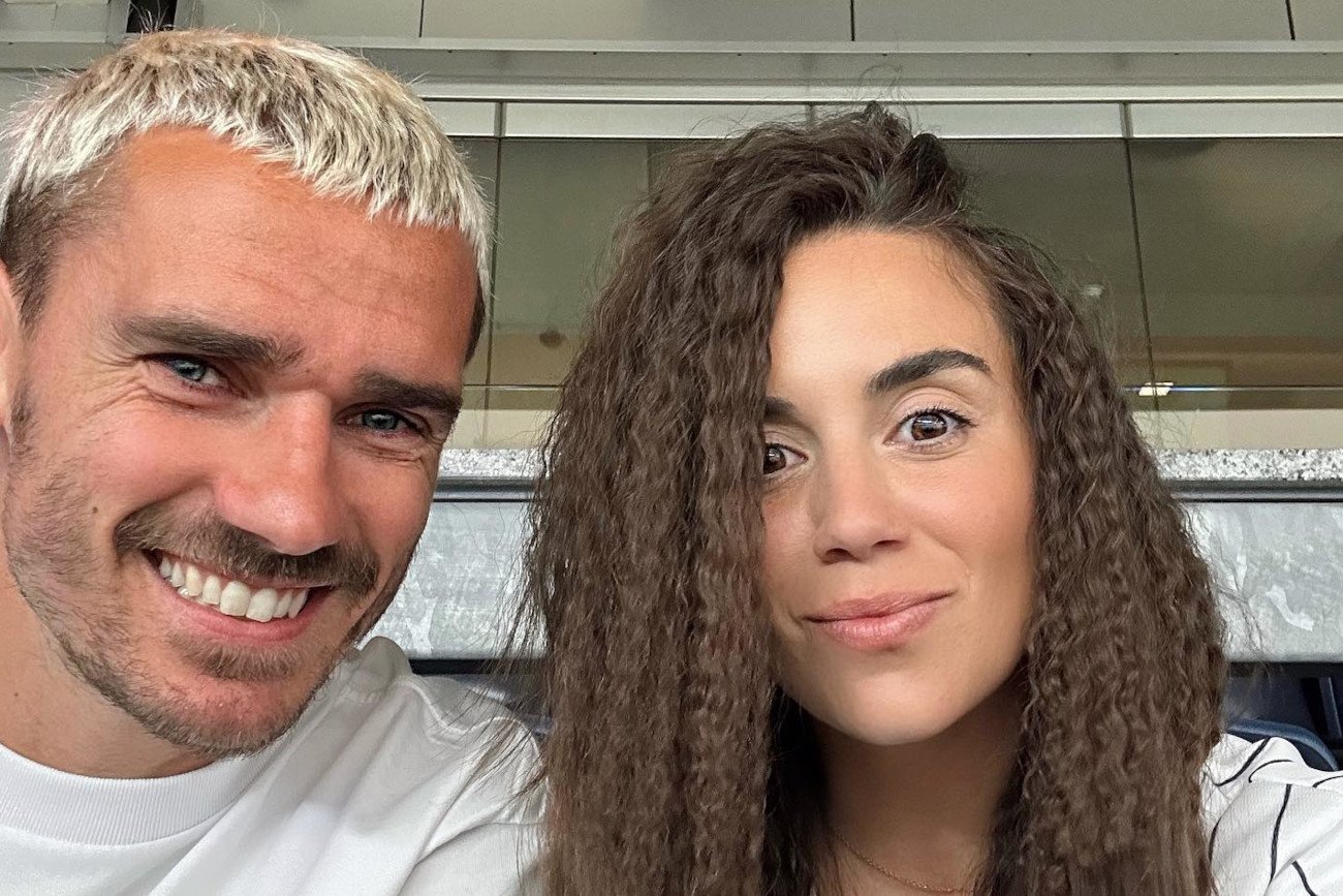 Antoine Griezmann i jego rodzina.