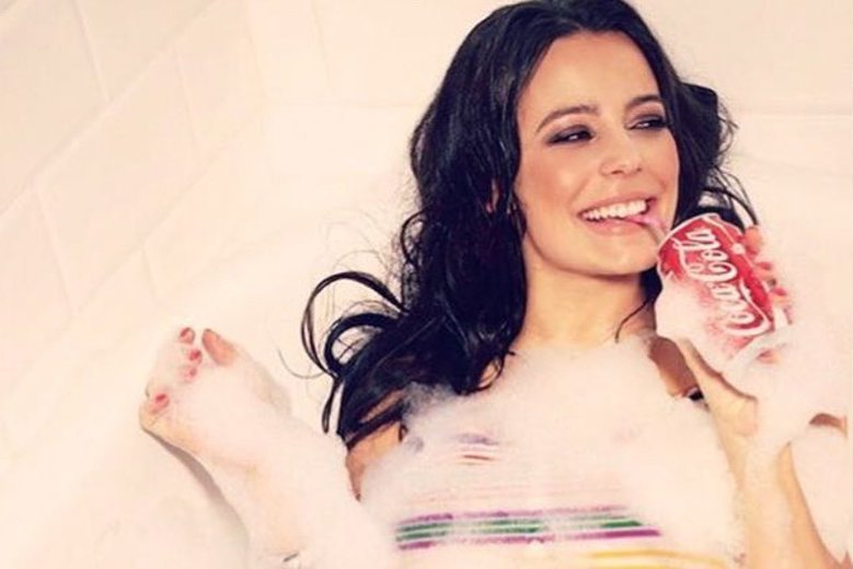 Anna Mucha złożyła życzenia wszystkim Annom.