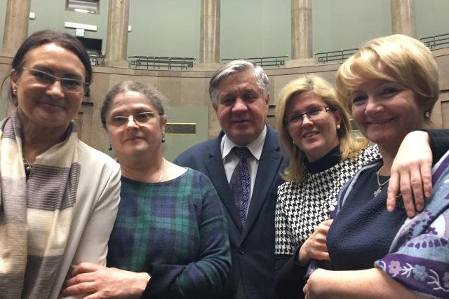 Pawłowicz broni kolegę z PiS jak lwica. Na zdjęciu m.in. z krytykowanym za drzemkę ministrem Jurgielem